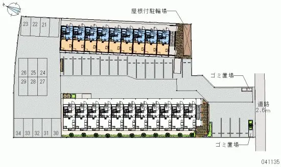 ★手数料０円★赤穂市中広　月極駐車場（LP）